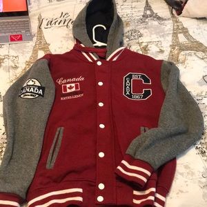Canada soft varsity jacket
